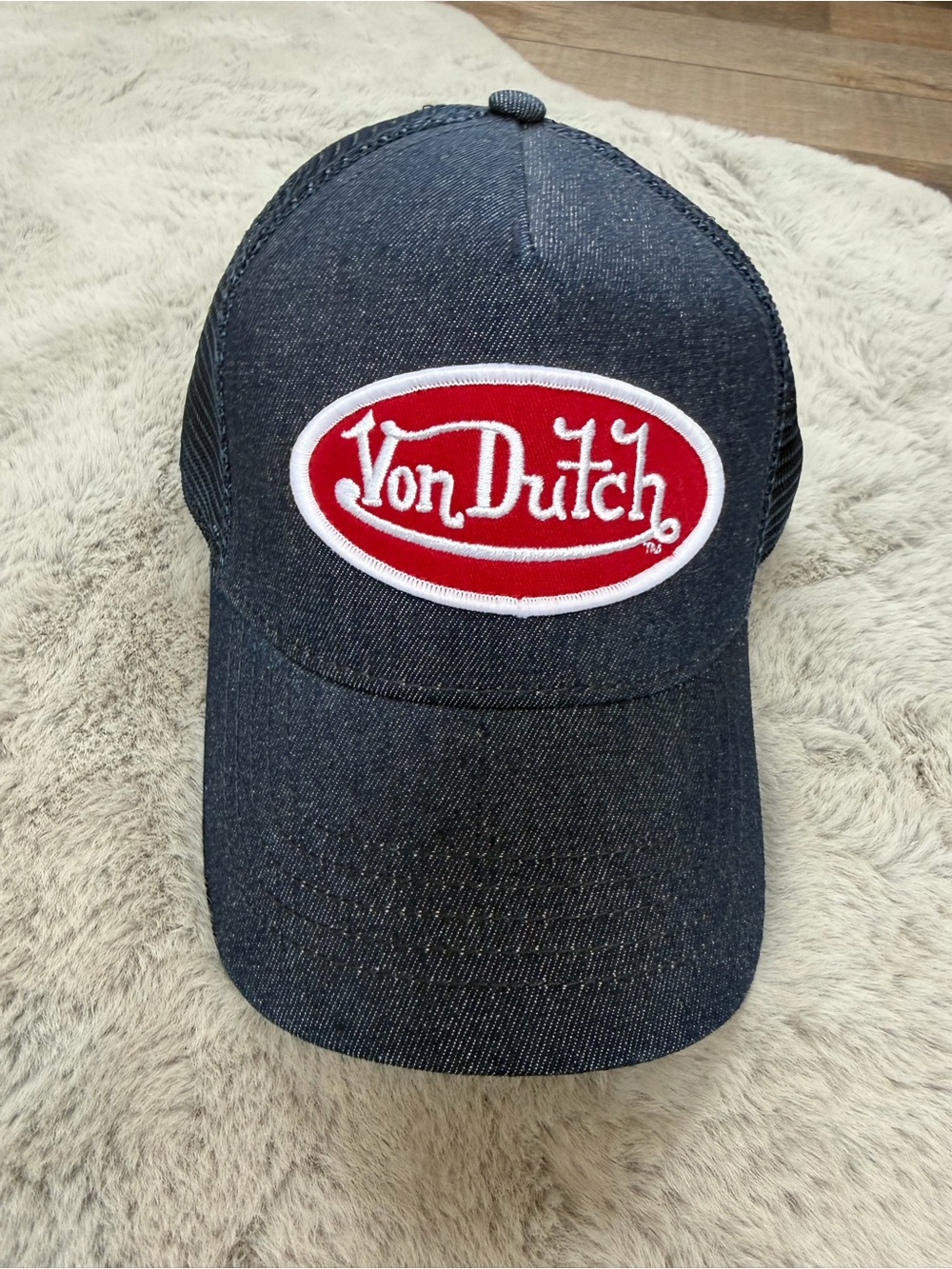 Von Dutch denim trucker hat